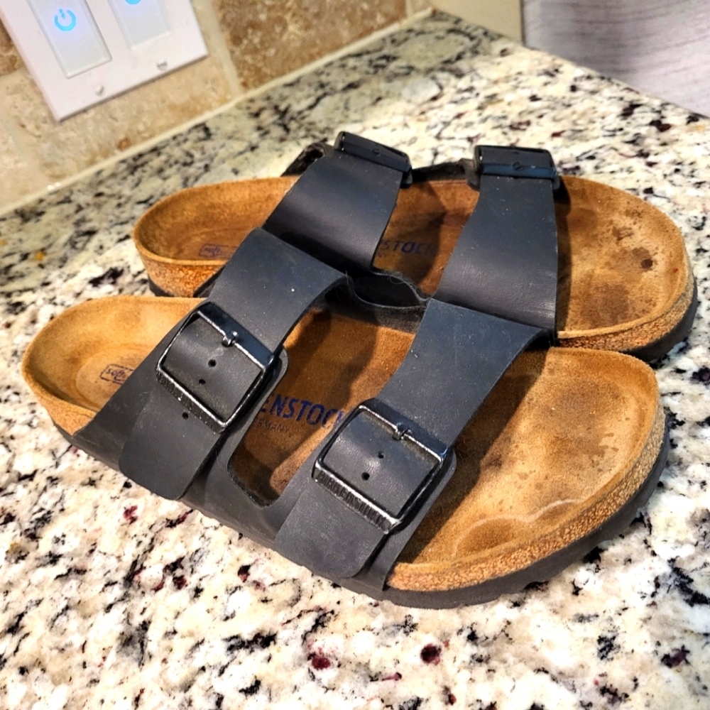 Birkenstock Arizona Soft Footbed Leather Sandal Women’s  Size 9/9.5 40